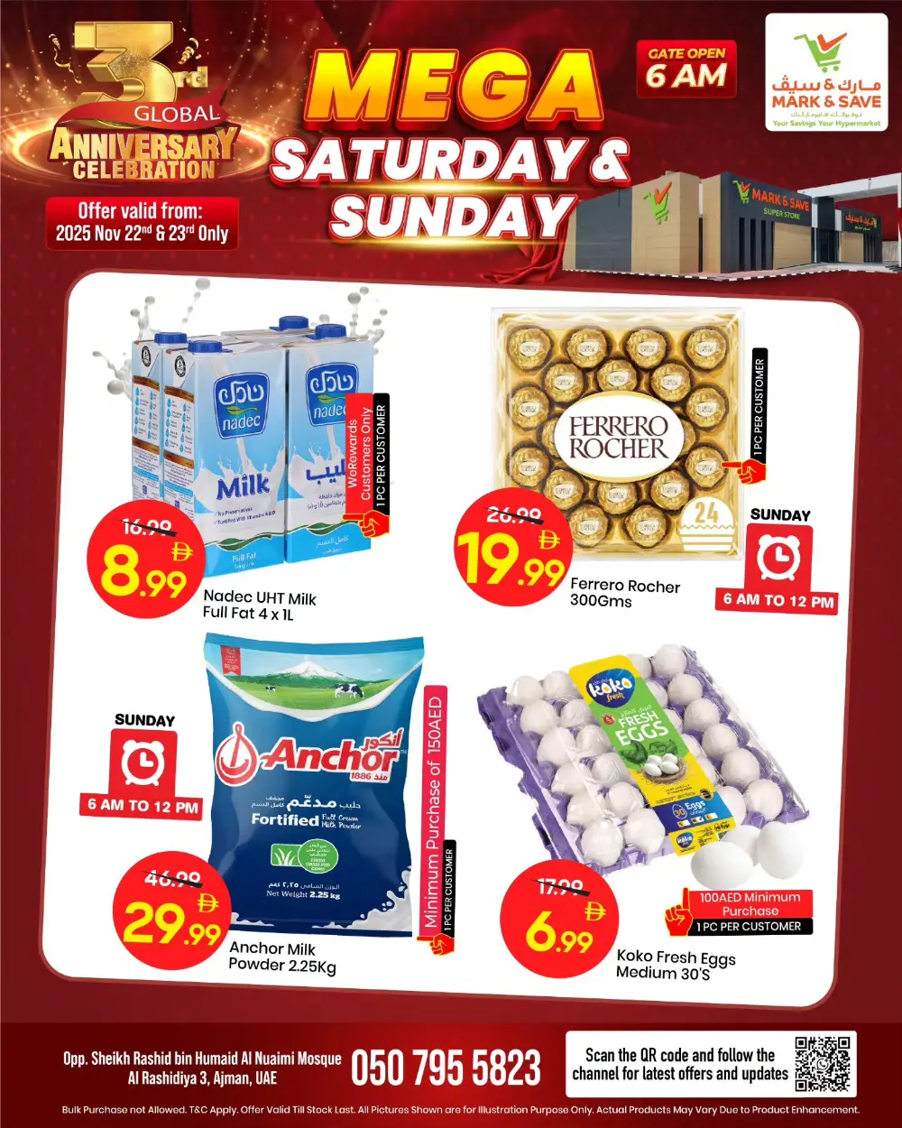 Mega Sturday & Sunday In Mark & Save Sharjah / Ajman