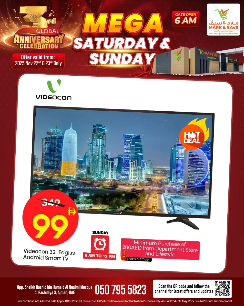 Mega Sturday & Sunday In Mark & Save Sharjah / Ajman