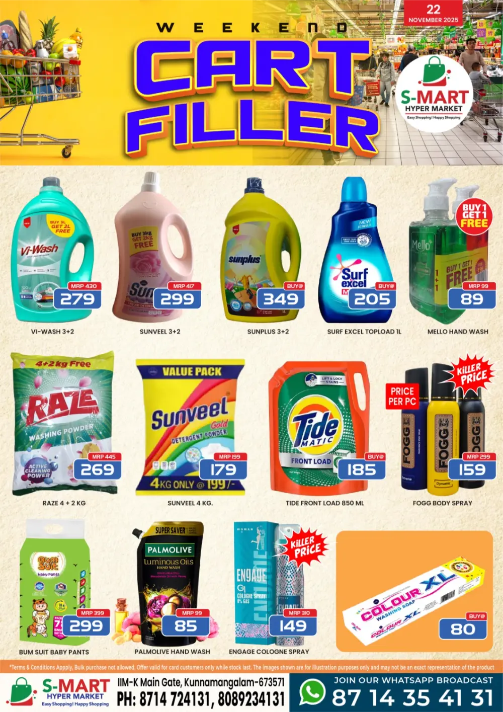 Weekend Cart Filler In S-Mart Hypermarket Calicut