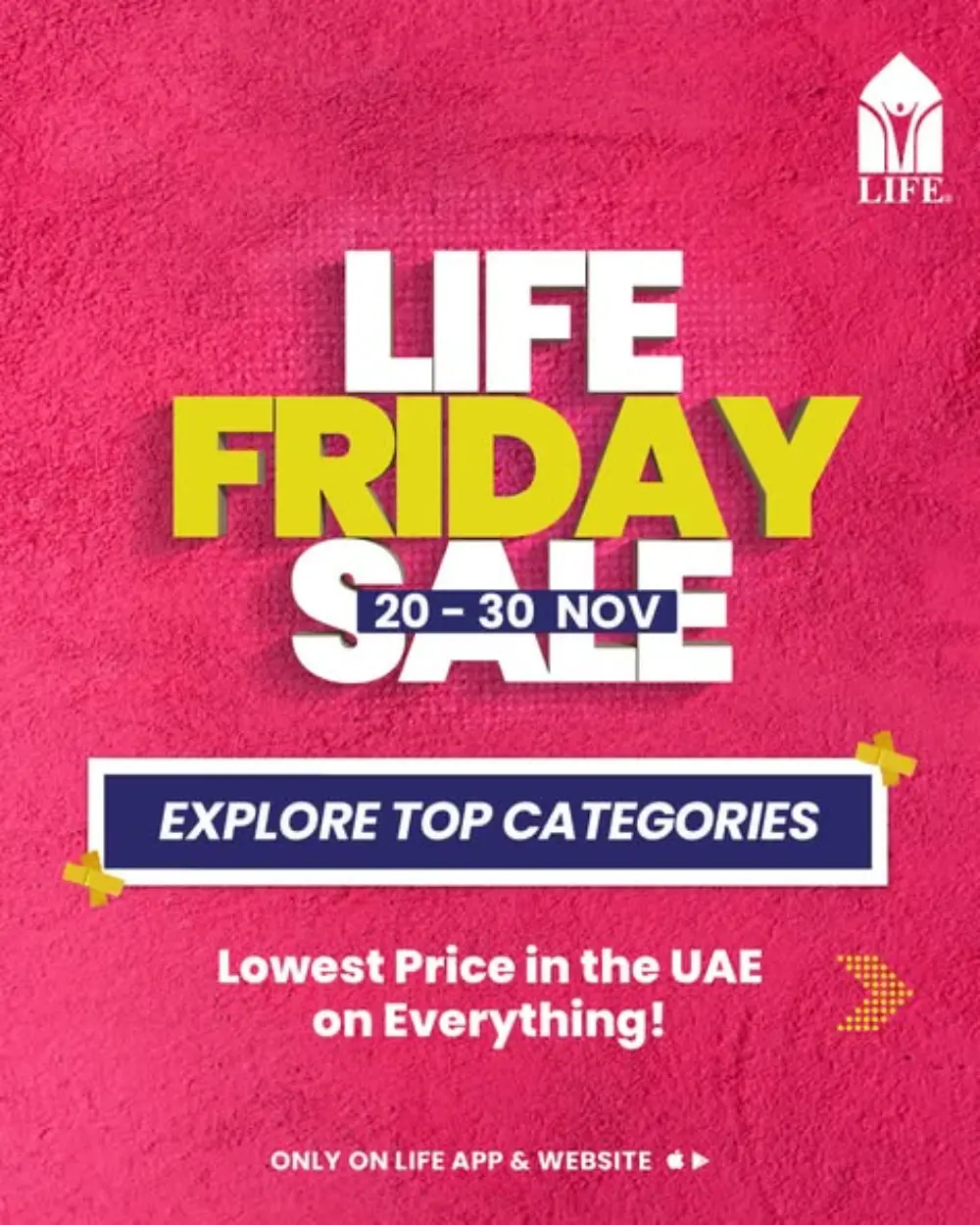 Life Friday Sale In LIFE Pharmacy Fujairah