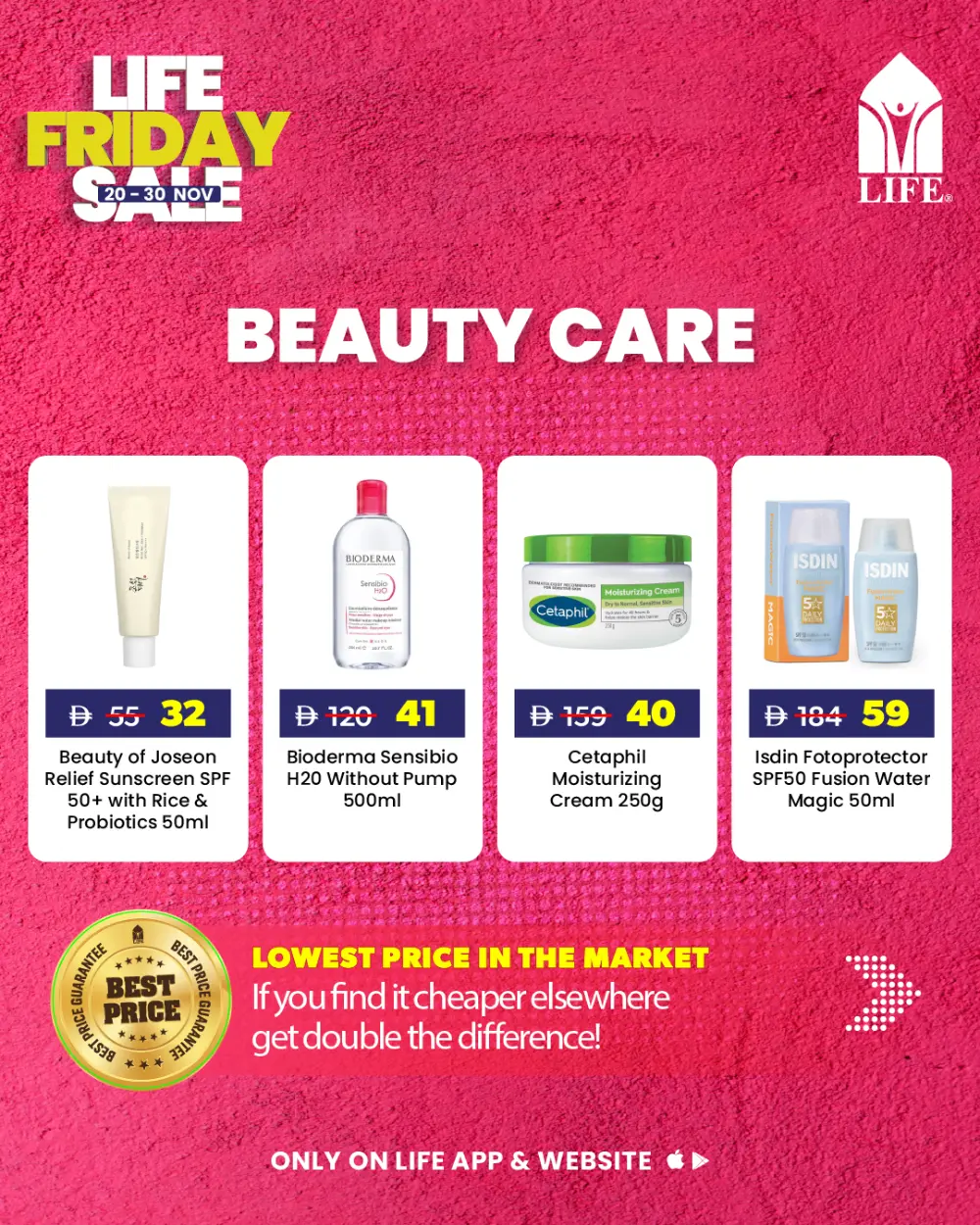 Life Friday Sale In LIFE Pharmacy Fujairah