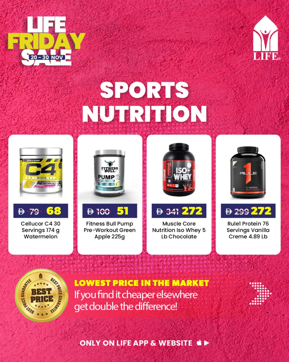 Life Friday Sale In LIFE Pharmacy Fujairah