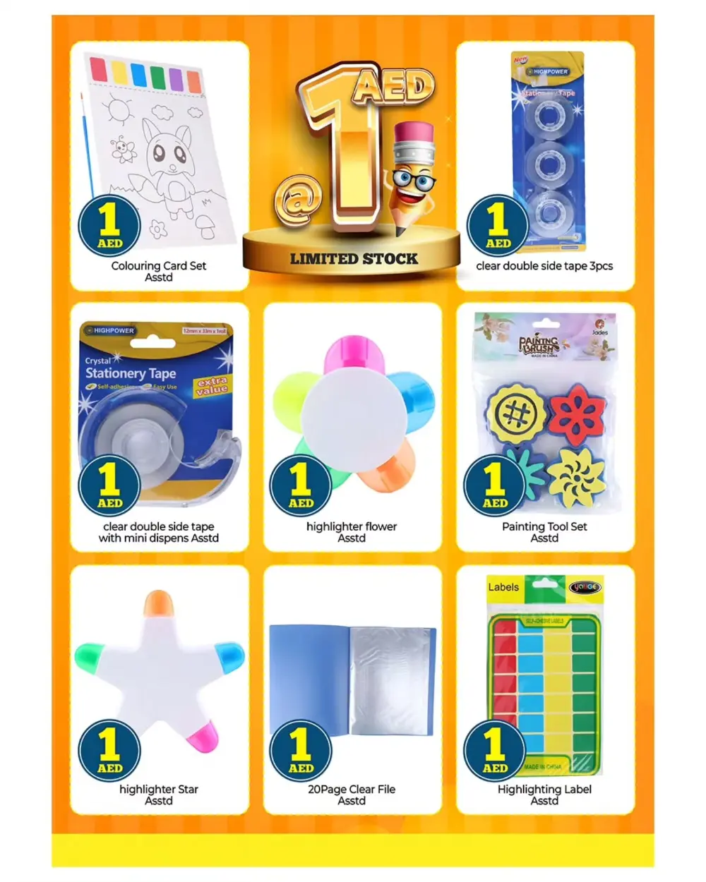 Big Stationery Sale In Mark & Save Abu Dhabi