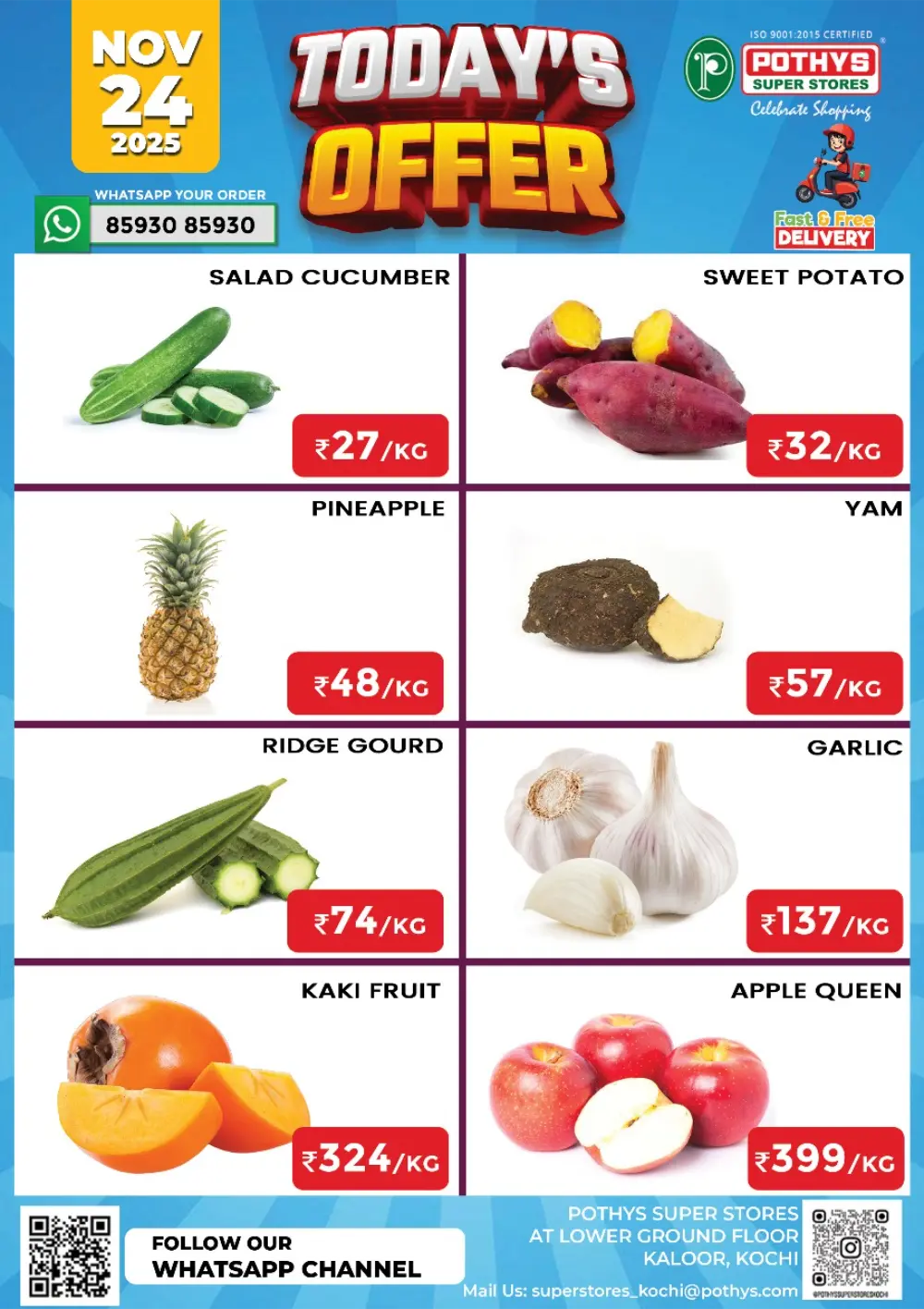 Today's Offer In Pothys Superstores Ernakulam