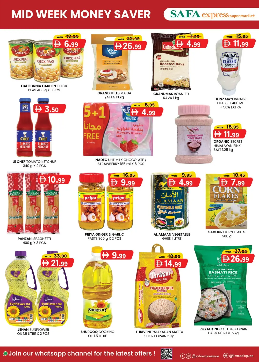 Midweek Money Saver In SAFA Express Supermarket Abu Dhabi