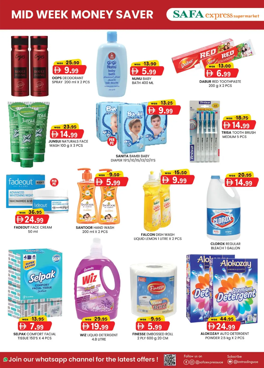 Midweek Money Saver In SAFA Express Supermarket Abu Dhabi