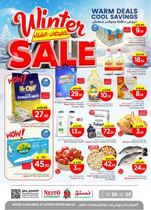 Winter sale In Nesto Hypermarket Riyadh