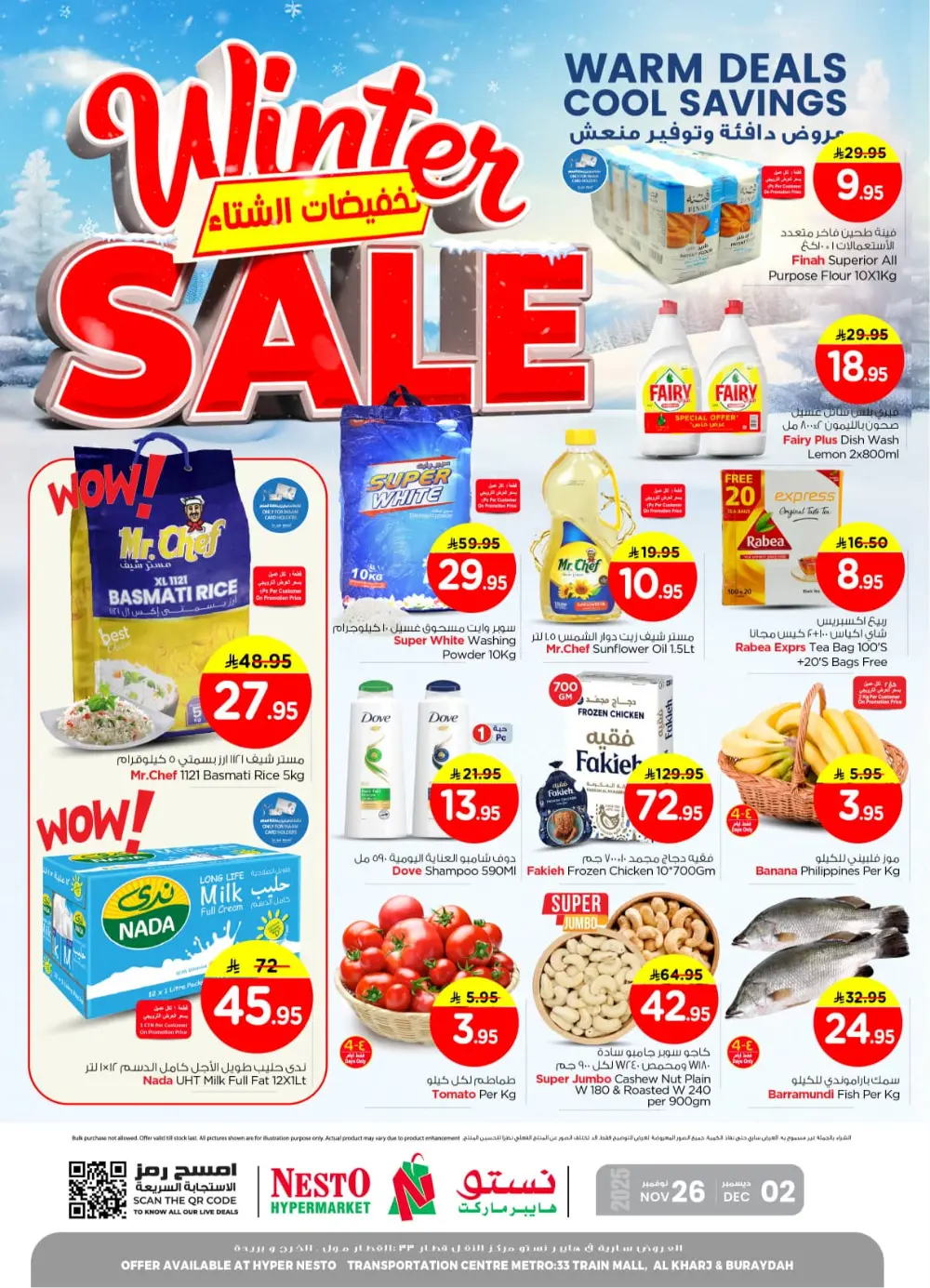 Winter sale In Nesto Hypermarket Riyadh