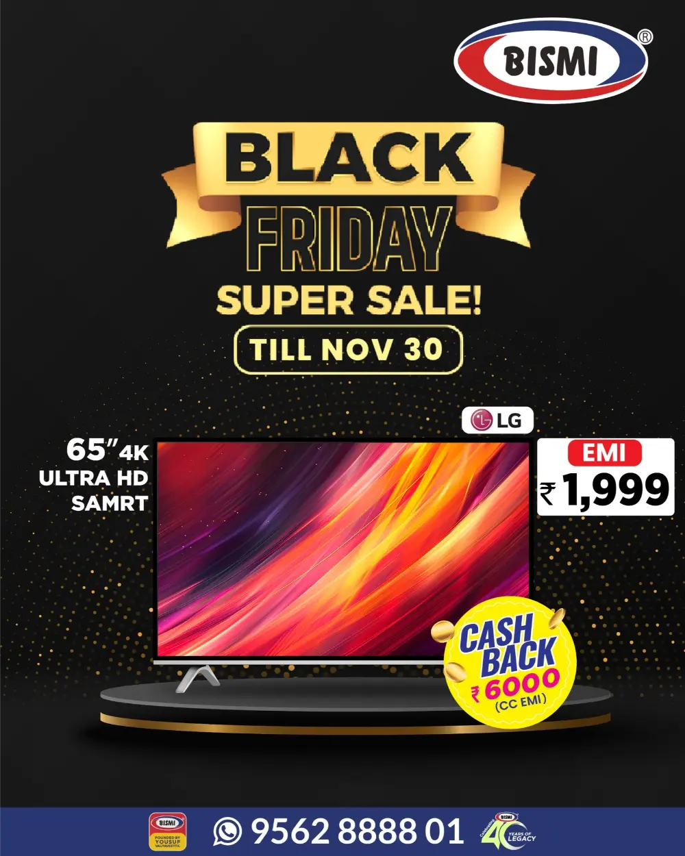 Black Friday Sale! In Bismi Home Appliance Kollam