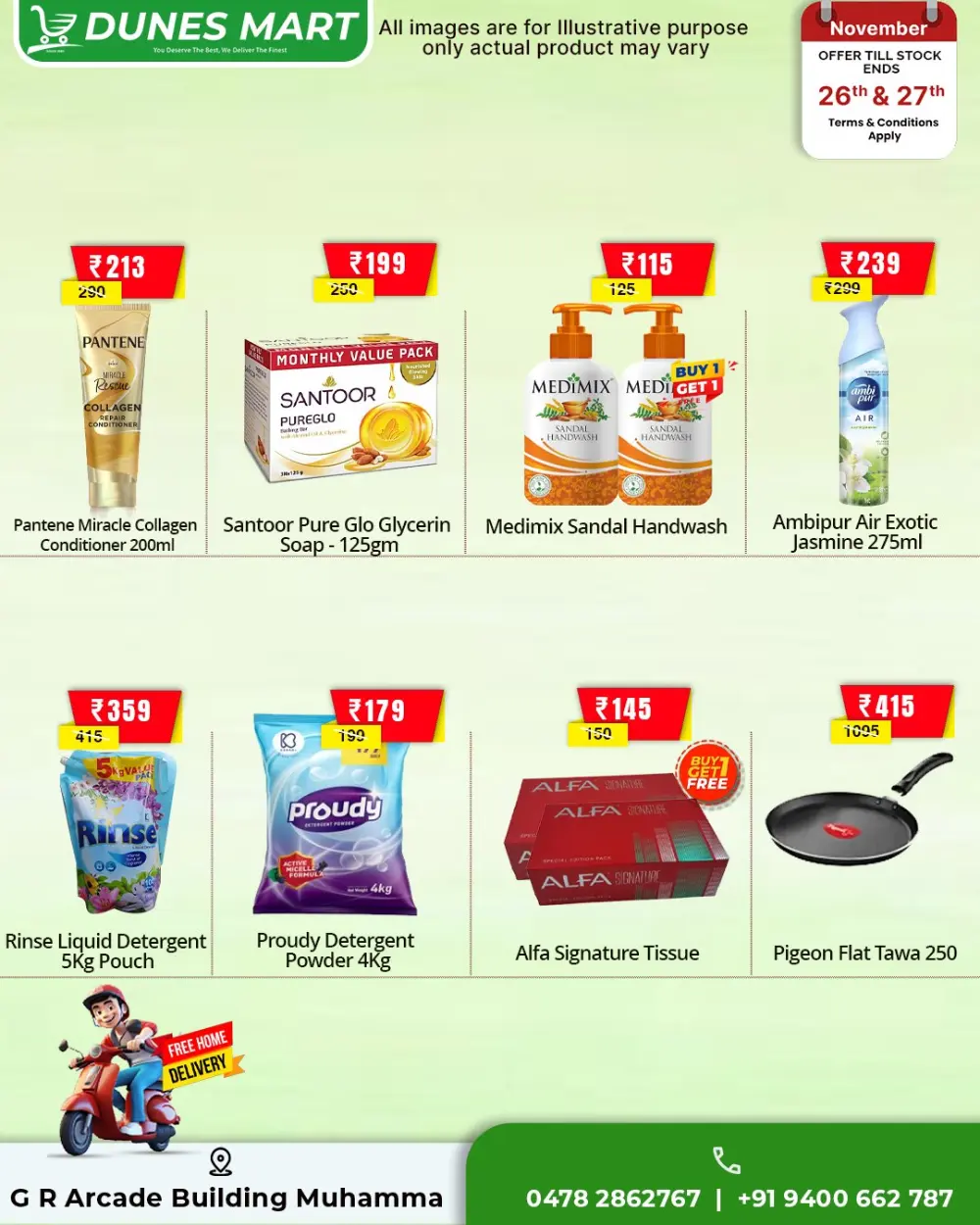 Midweek Deals In Dunes Mart Alappuzha