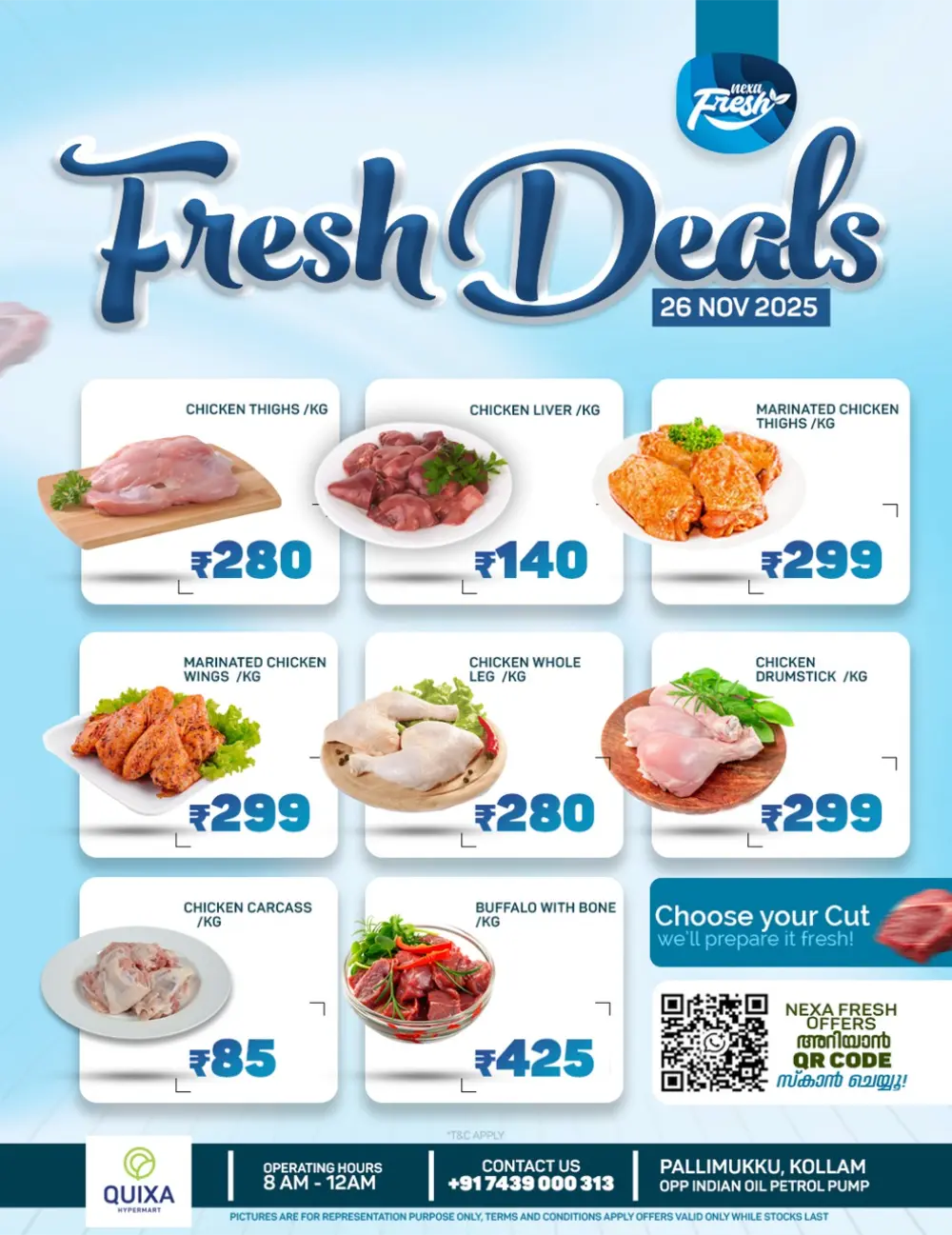 Fresh Deals In QUIXA Hypermart Kollam