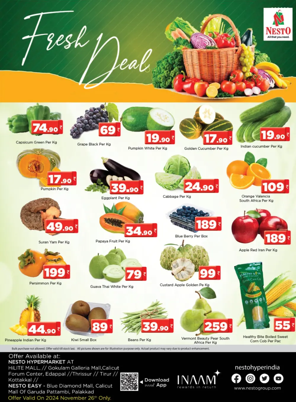 Fresh Deals In Nesto Hypermarket Thrissur