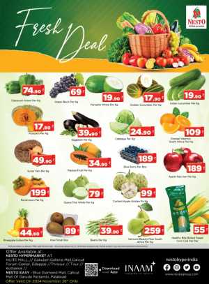 Fresh Deals In Nesto Hypermarket Calicut,Malappuram,Thrissur,Palakkad