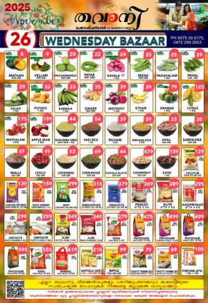 Wednesday bazar In Thawany Shopping Mall Trivandrum