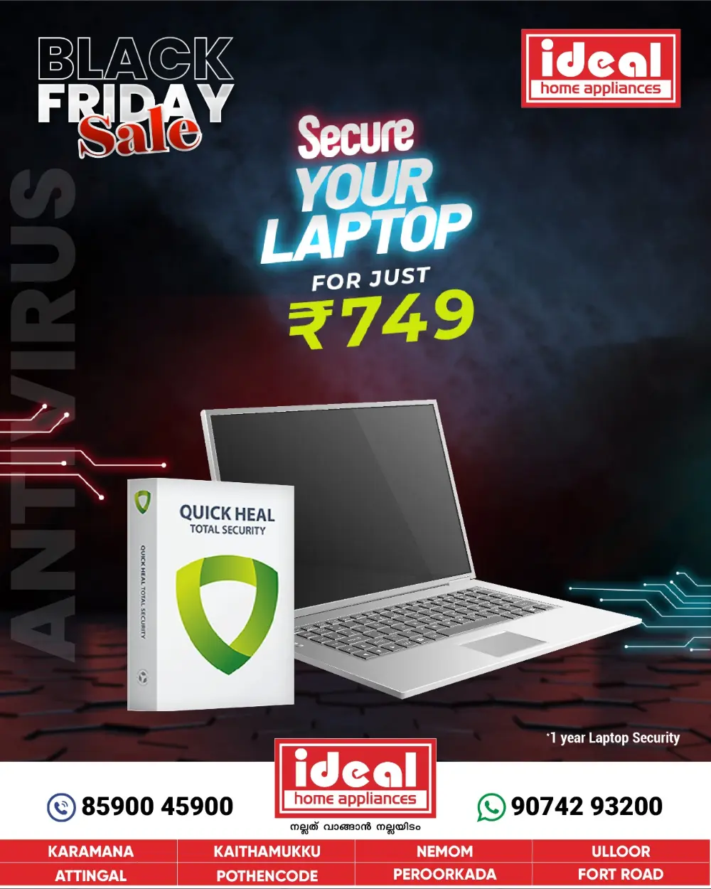 Black Friday Sale - Digital Offers In Ideal Home Appliances Trivandrum