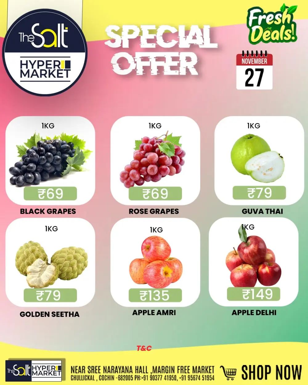 Special offer In The Salt Hypermarket Ernakulam
