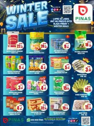 Winter sale In Pinas Supermarket Riyadh