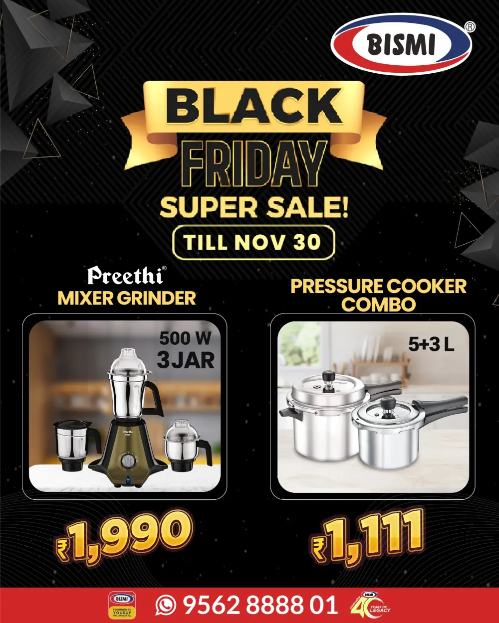 Black Friday Sale! In Bismi Home Appliance Calicut