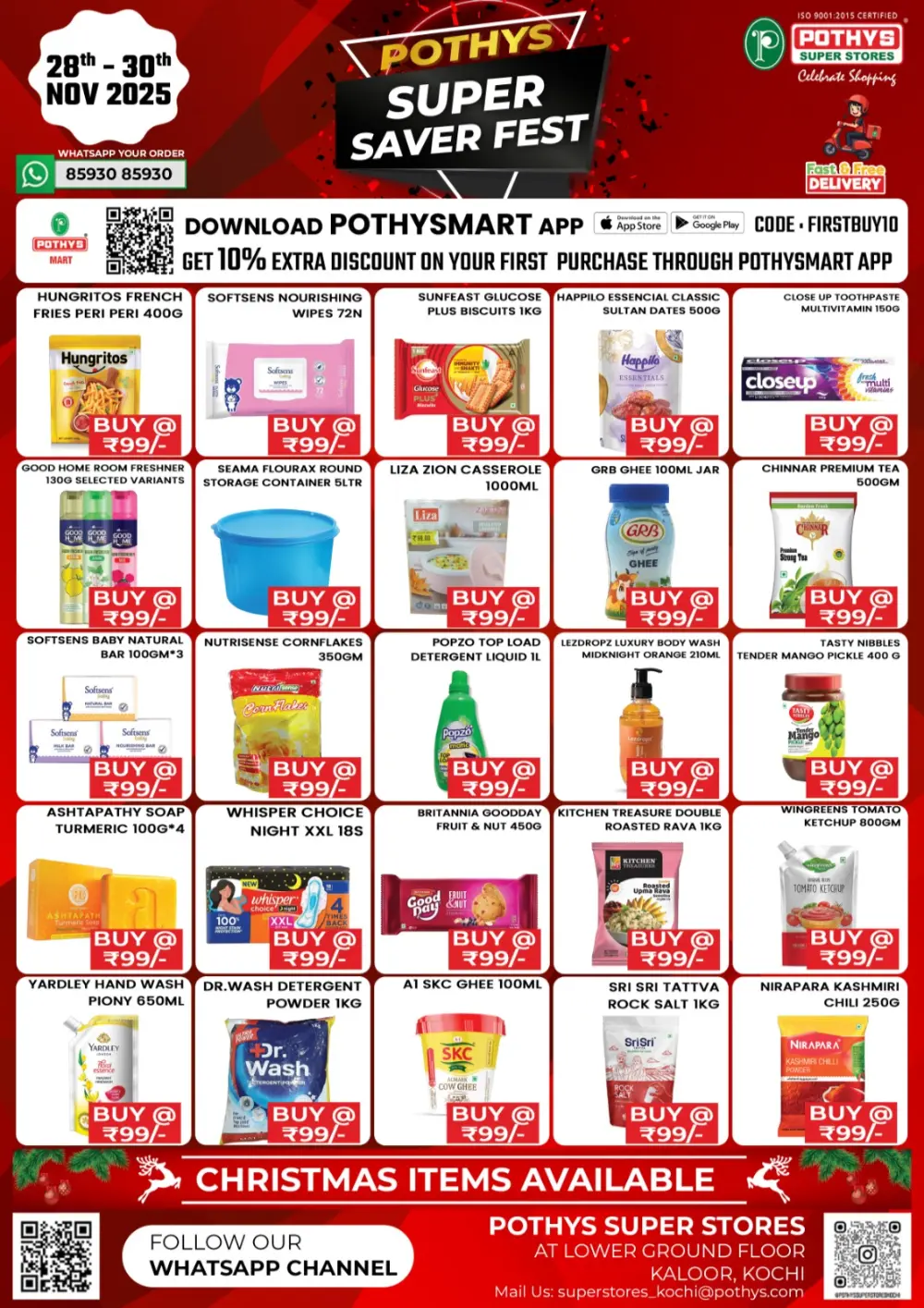 Super saver fest In Pothys Superstores Ernakulam