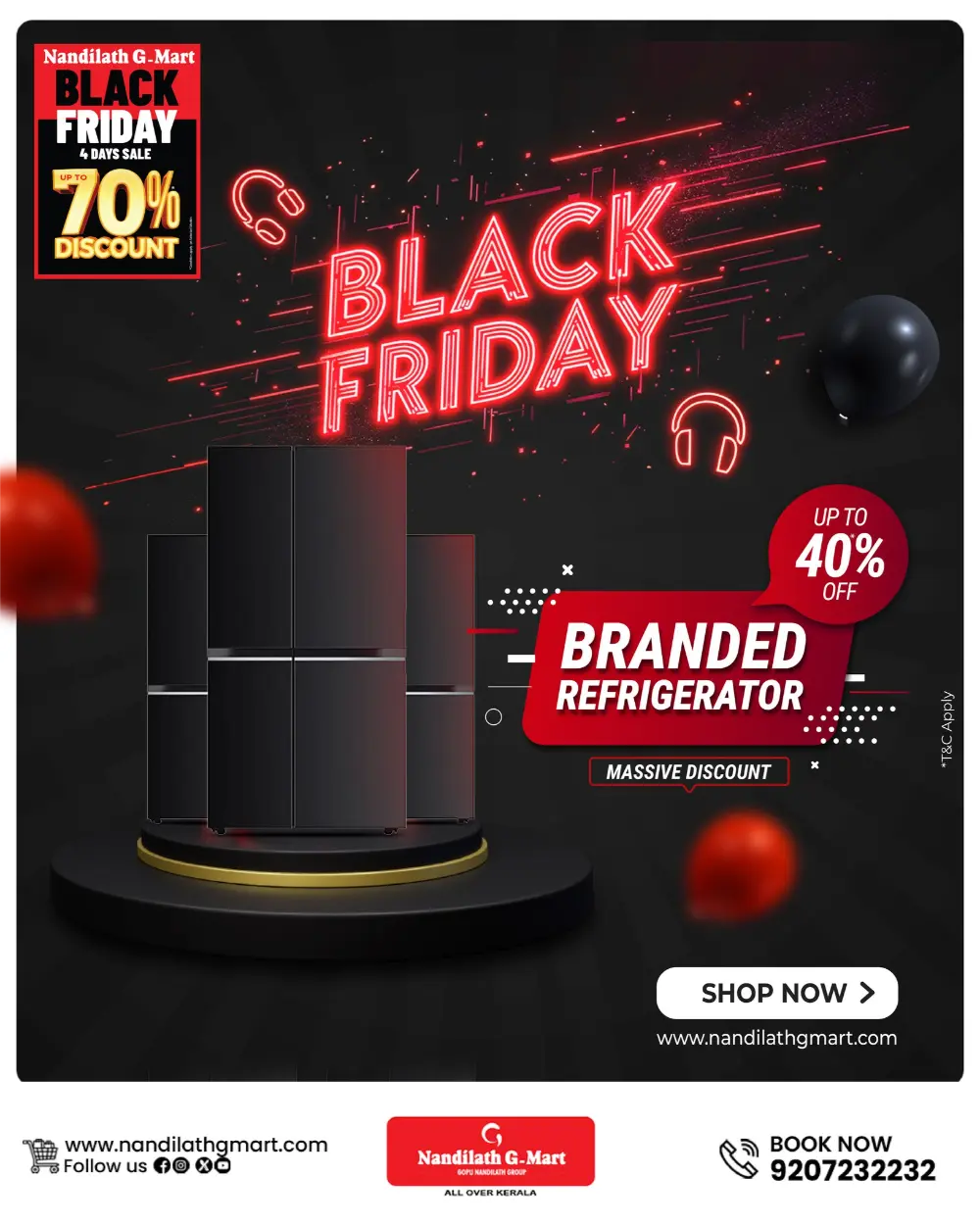 Black Friday Sale - Discount Up to 70% In Nandilath G Mart Alappuzha