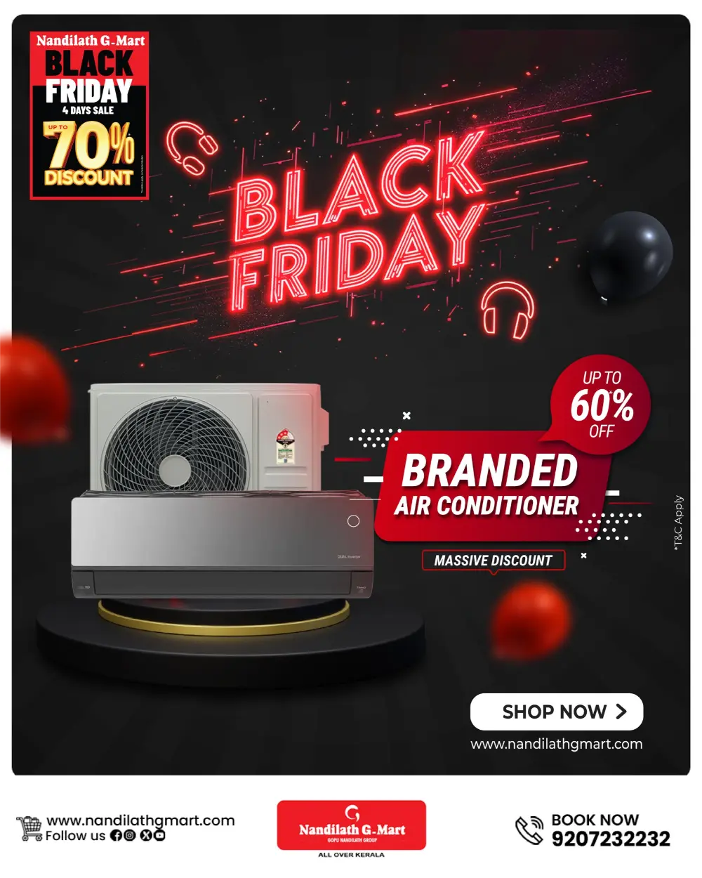 Black Friday Sale - Discount Up to 70% In Nandilath G Mart Alappuzha