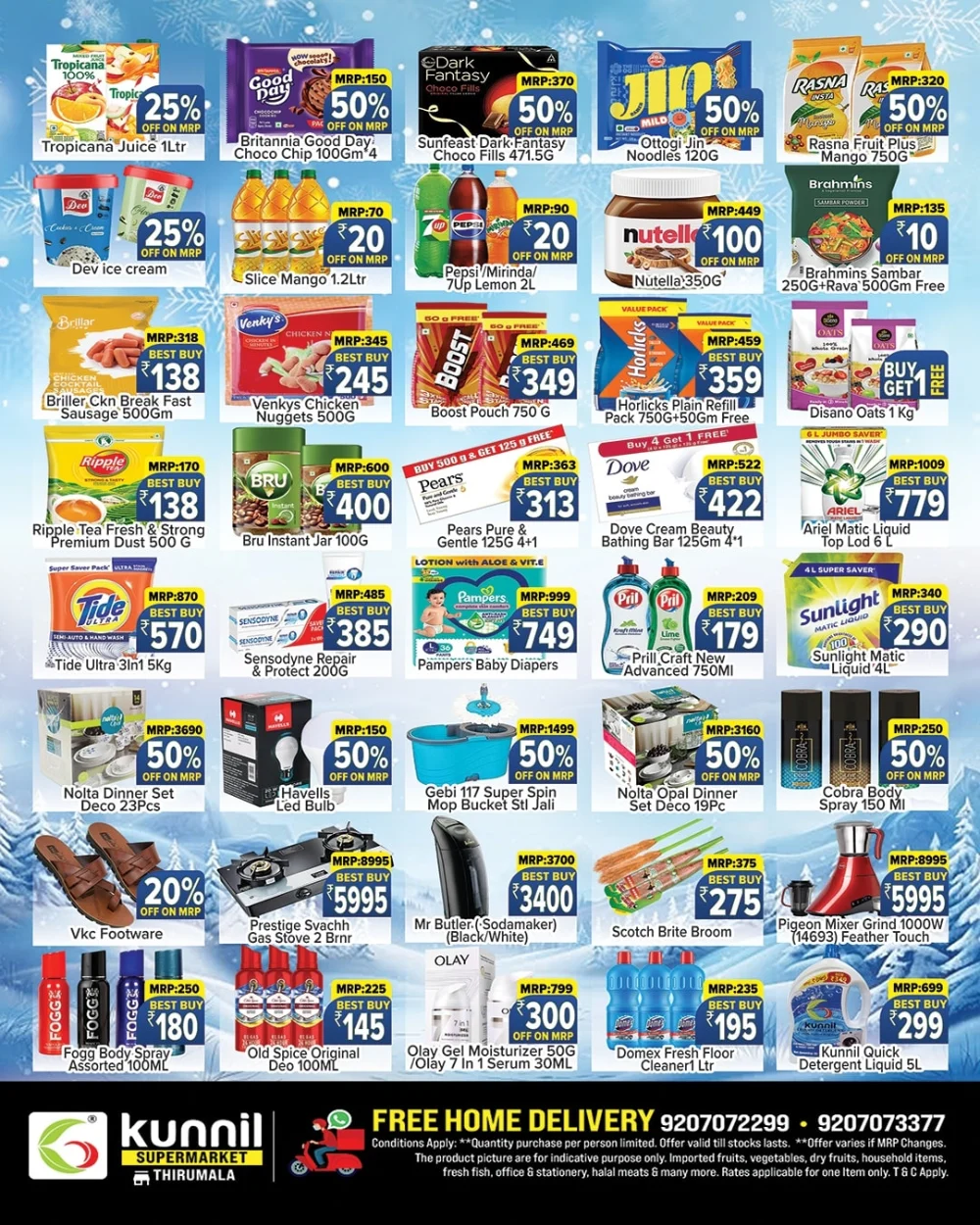Mega Bonus Sale In Kunnil Hypermarket Trivandrum
