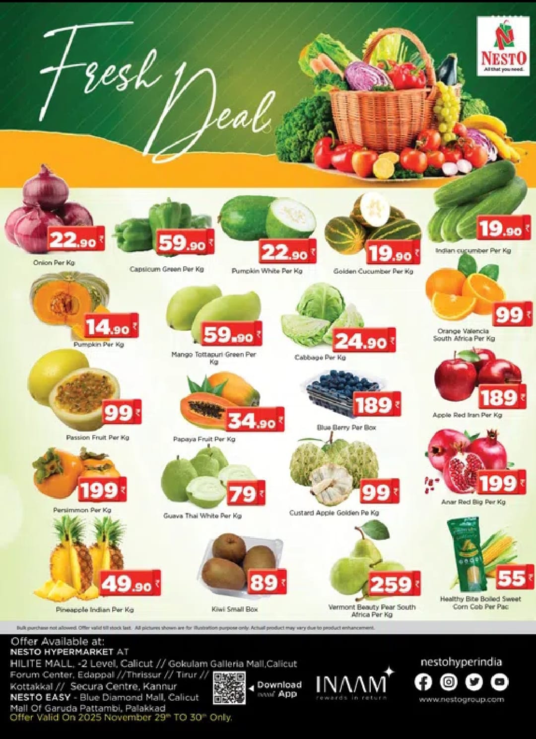Fresh Deals Fresh Deals In Nesto Hypermarket Thrissur