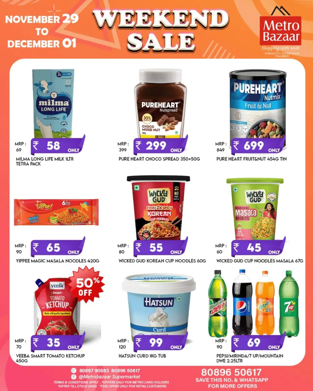 Weekend offer In Metro Bazaar Kannur
