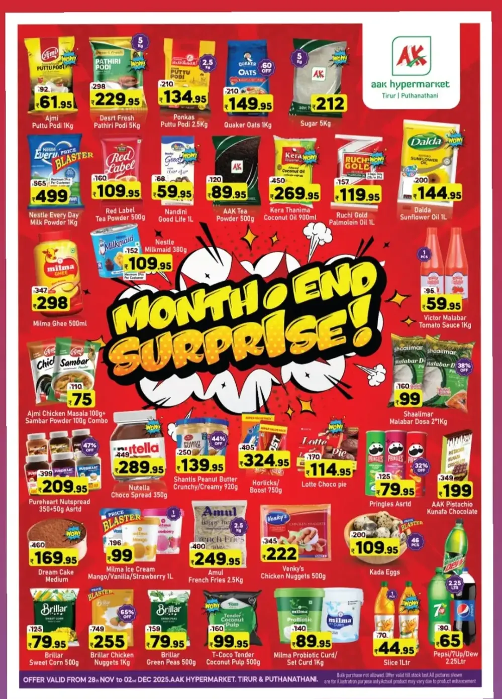 Fresh Deals In AAK Hypermarket Malappuram