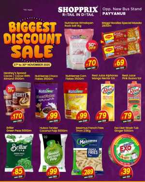 Biggest discount sale In Shopprix Kannur