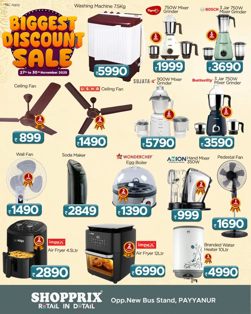 Biggest discount sale