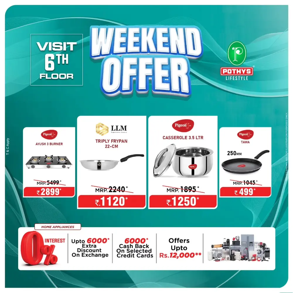 Weekend Offer In Pothys Lifestyle Ernakulam