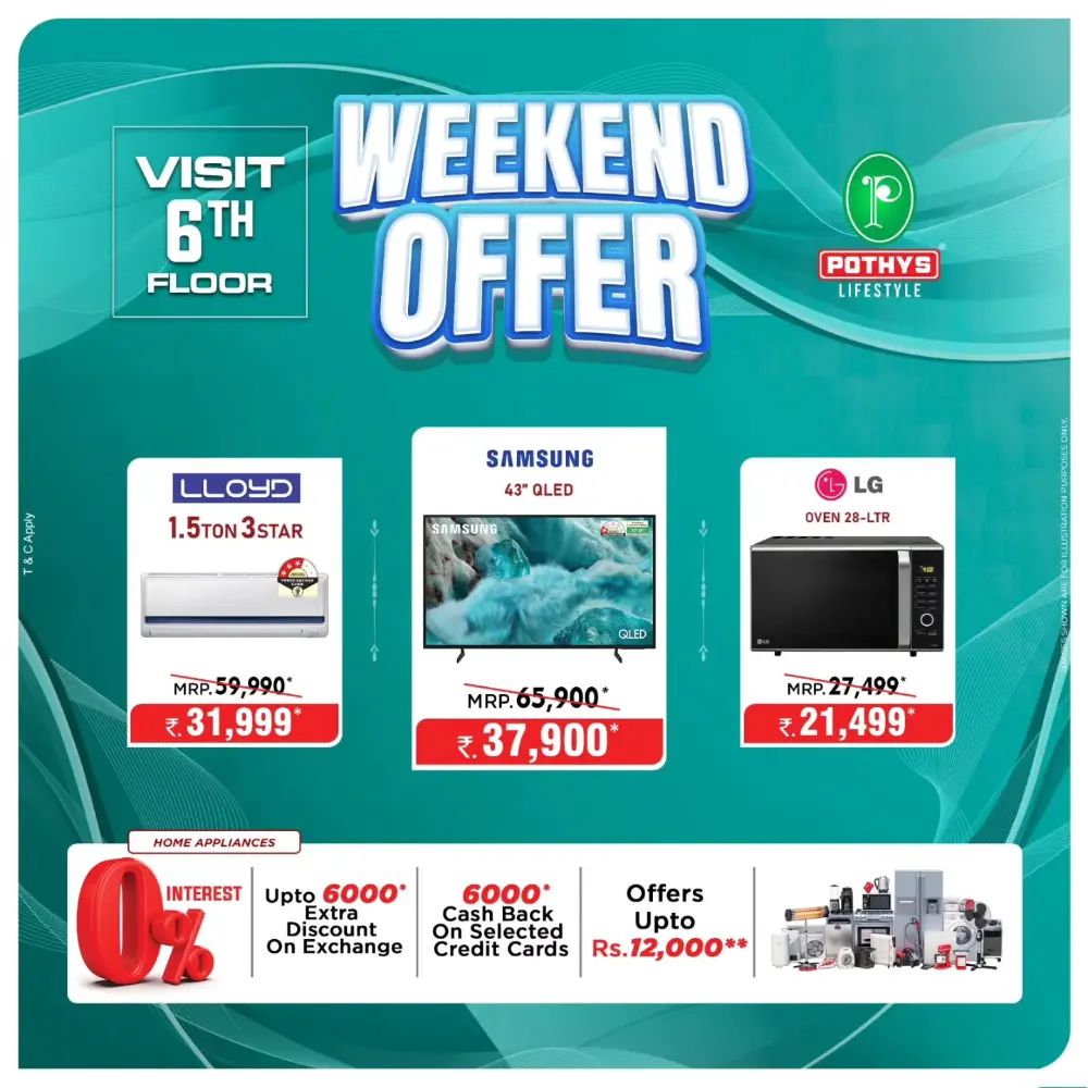 Weekend Offer In Pothys Lifestyle Ernakulam