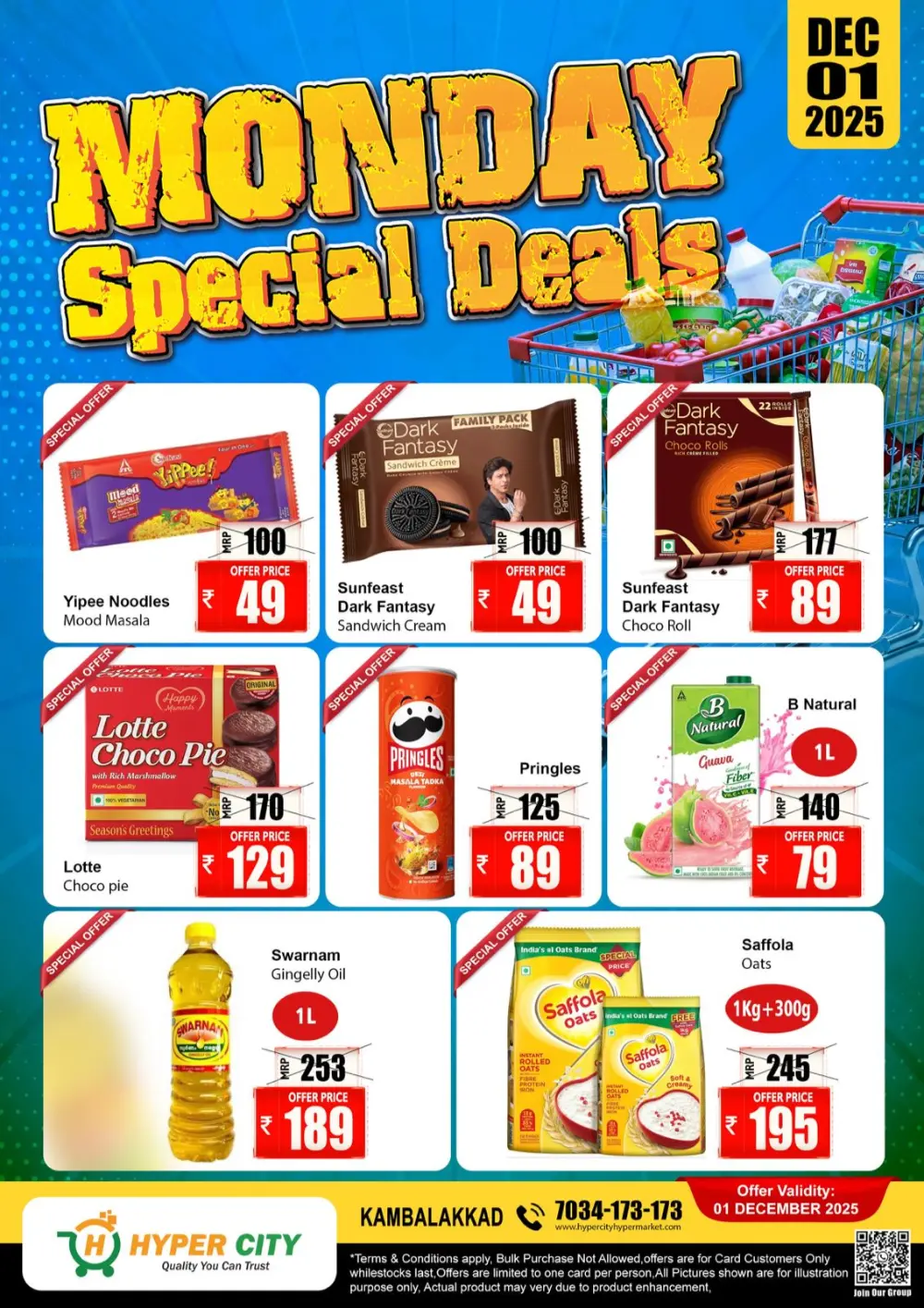Monday fresh deal In Hyper City Hypermarket Wayanad