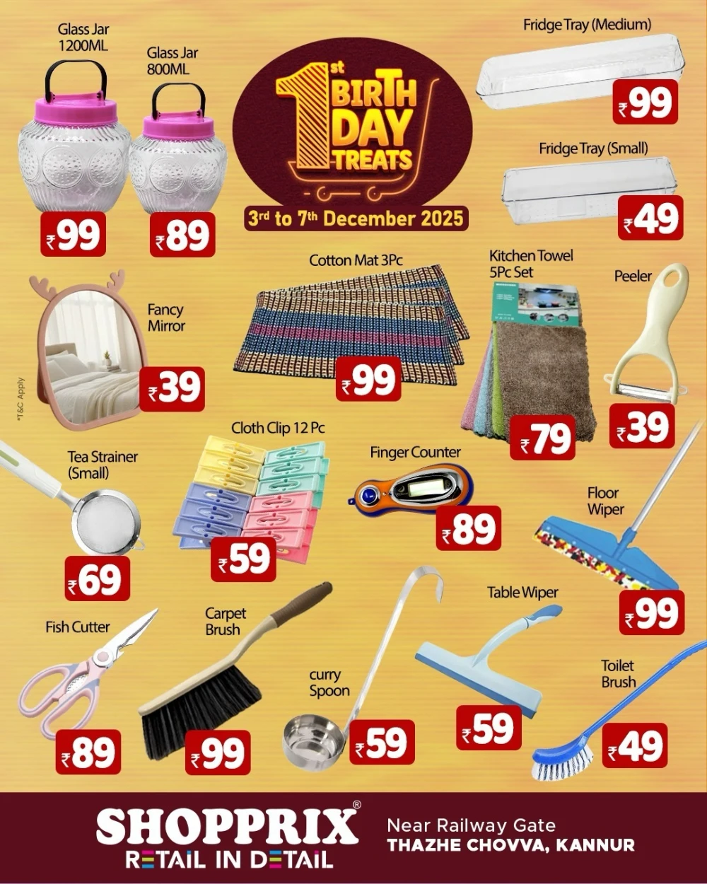 1st Birthday Treats – ₹99 Deals