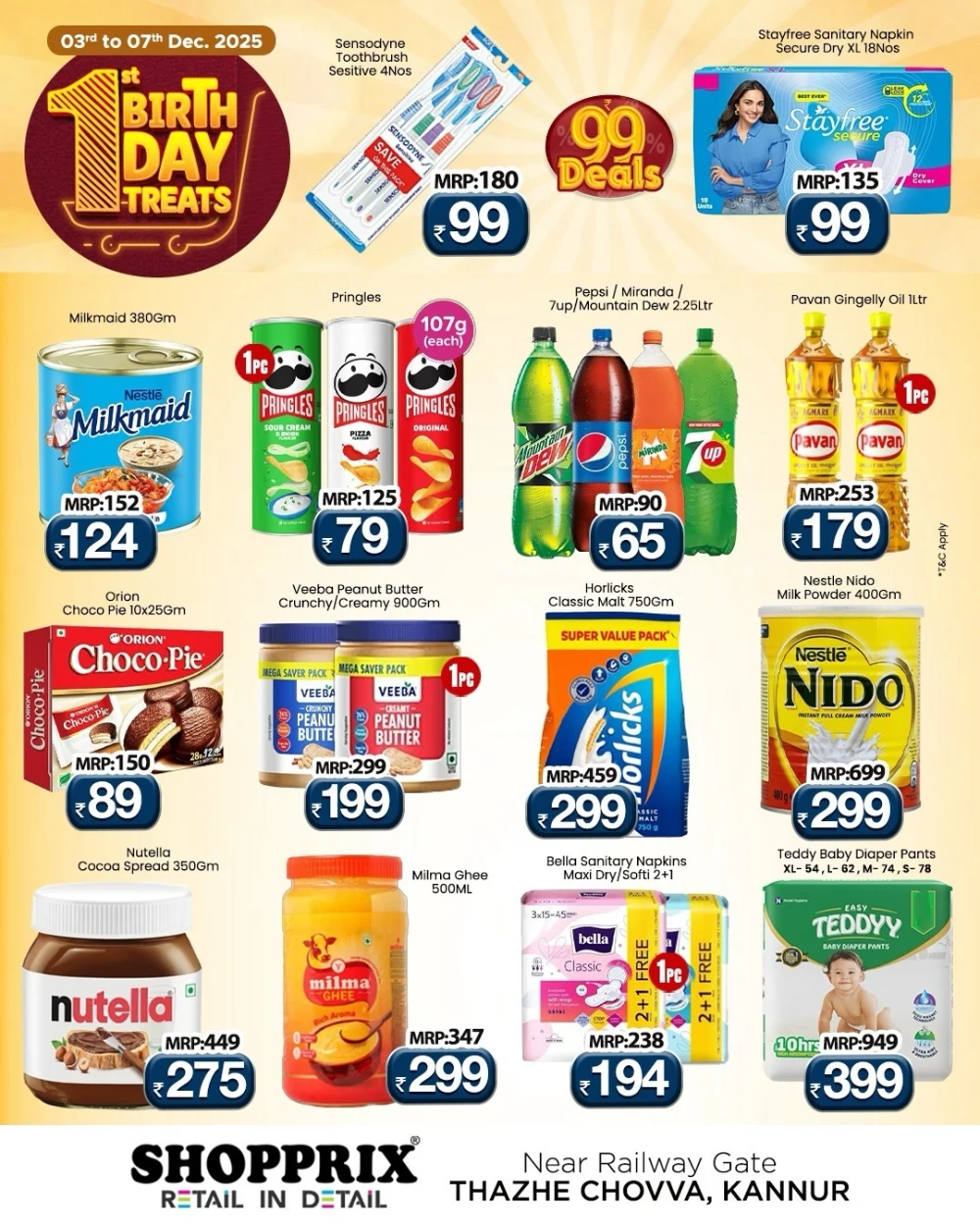 1st Birthday Treats – ₹99 Deals