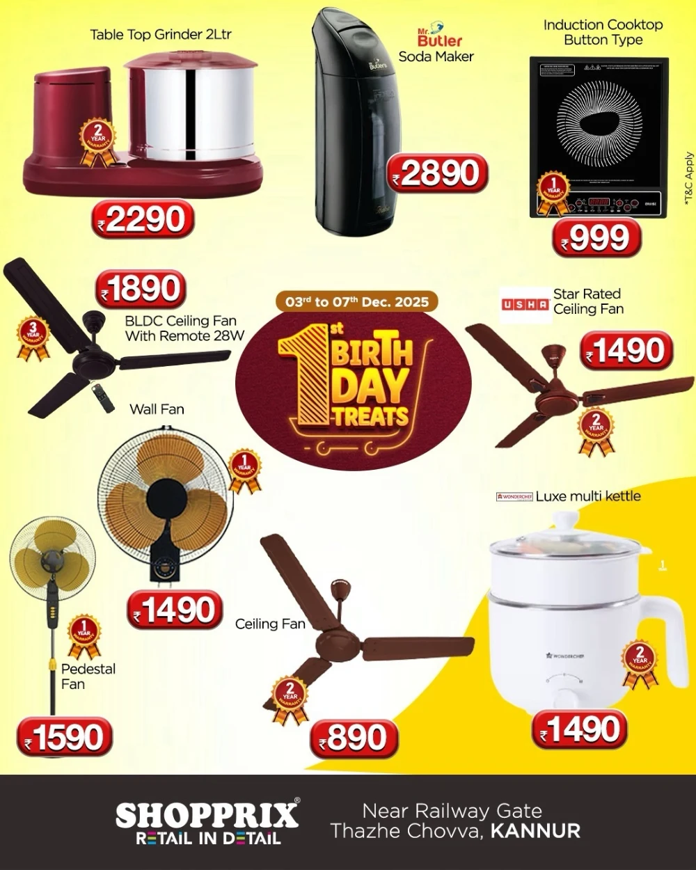 1st Birthday Treats – ₹99 Deals