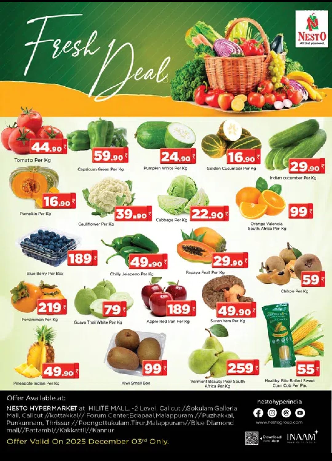 Fresh Deals In Nesto Hypermarket Thrissur