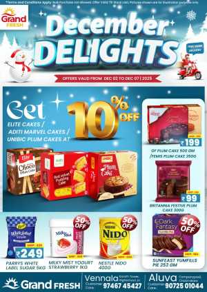 December delights In Grand Hypermarket Ernakulam