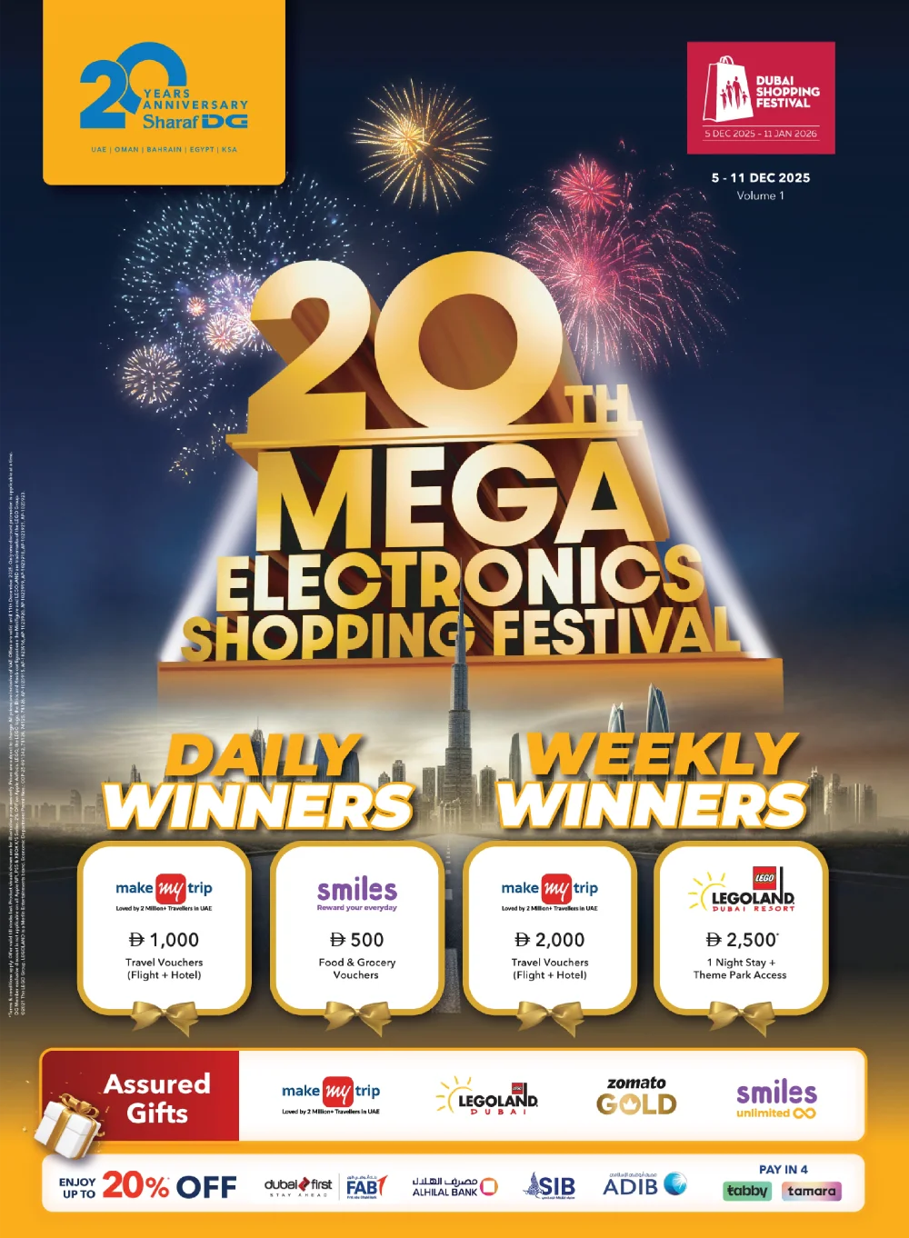 20th Mega Electronics Shopping Festival In Sharaf DG Fujairah