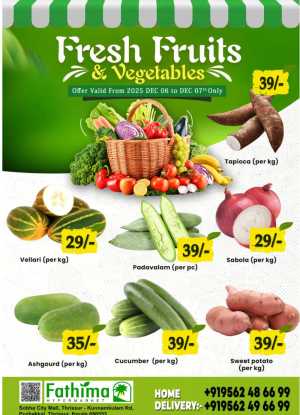 Fresh Picks, Fresh Deals In Fathima Hypermarket Thrissur