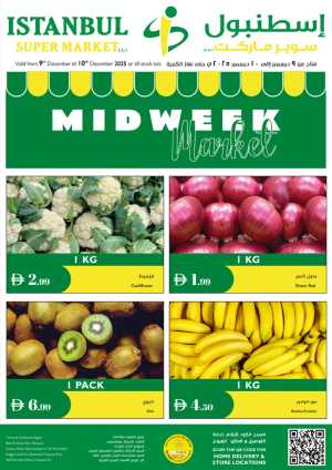 Midweek Fresh Deals In Istanbul Supermarket Dubai,Abu Dhabi,Sharjah / Ajman,Al Ain,Ras al Khaimah