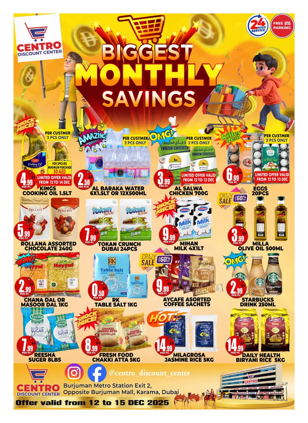 Biggest monthly savings