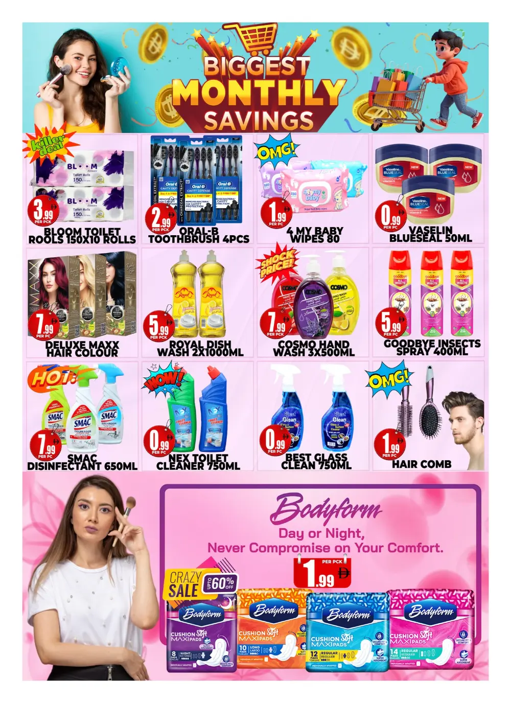 Biggest monthly savings