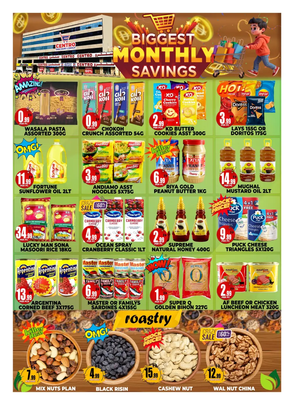 Biggest monthly savings