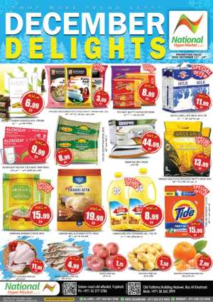 December Delights & Winter Deals! In National Hypermarket Fujairah,Ras al Khaimah