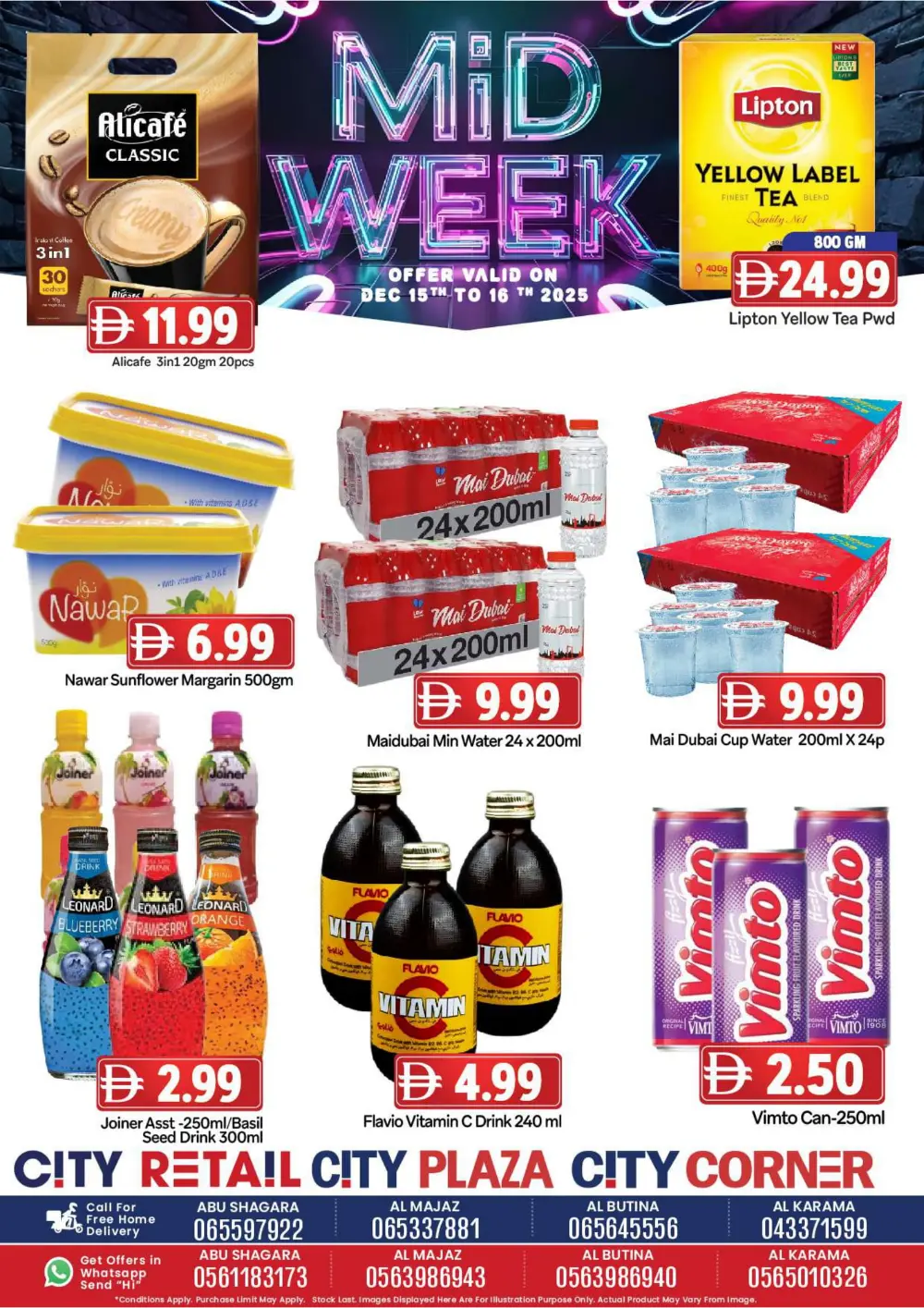 Midweek Deals
