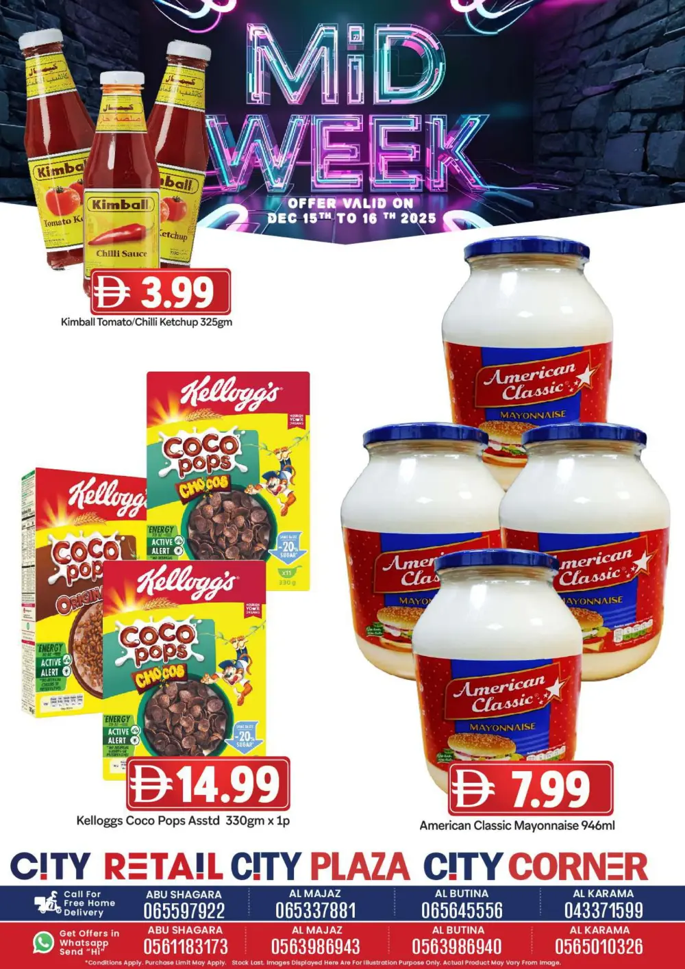 Midweek Deals