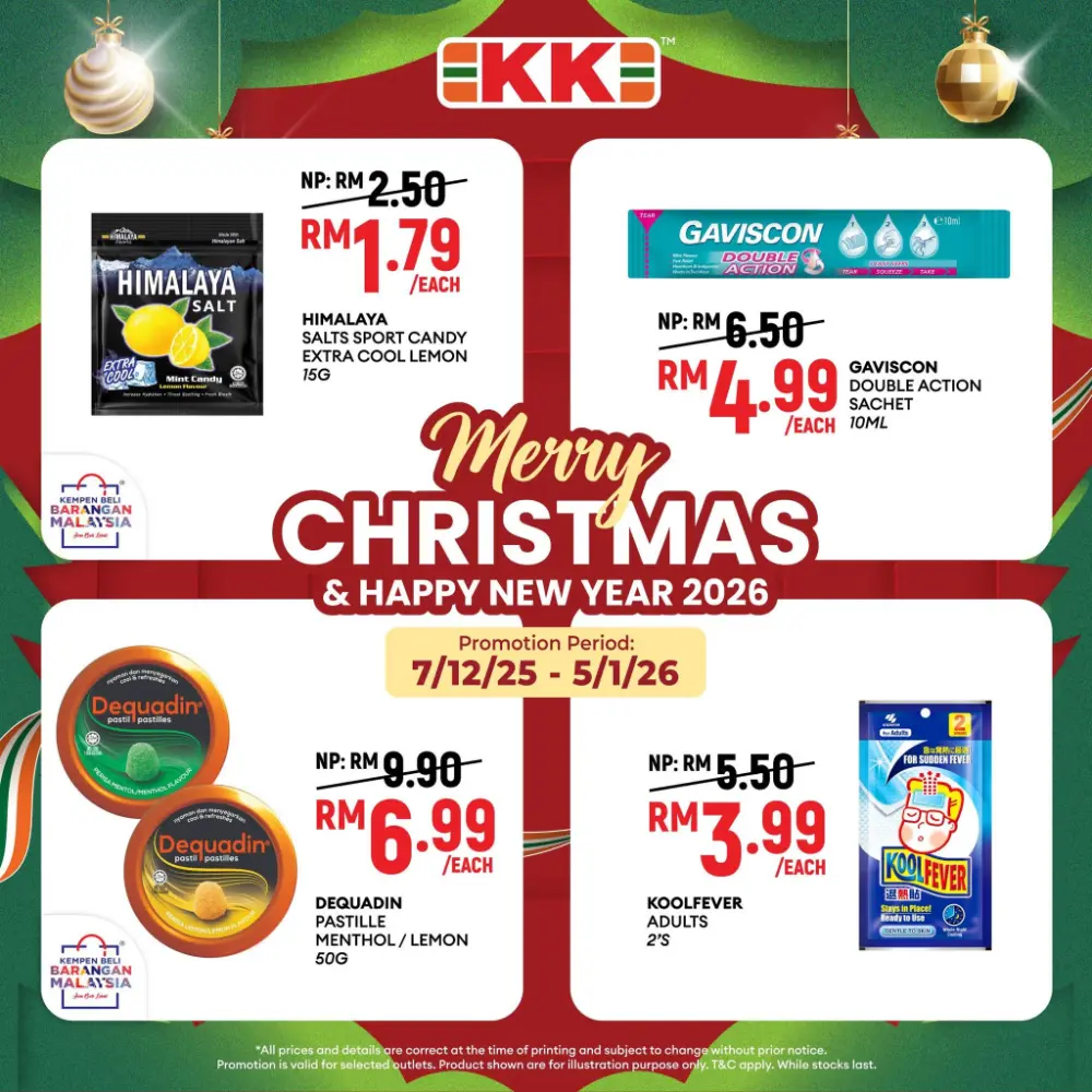 Christmas & New Year Promotion