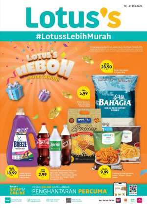 Kaw-Kaw Murah Holiday Specials! In Lotus's Kuala Lumpur,Labuan,Putrajaya,Johor,Kedah,Kelantan,Malacca,Negeri Sembilan,Pahang,Penang,Perak,Perlis,Sabah,Sarawak,Selangor,Terengganu